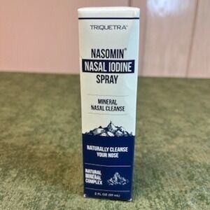 Triquetra Nasomin Nasal Iodine Spray 2oz Mineral Nasal Cleanse Fulvic Acid